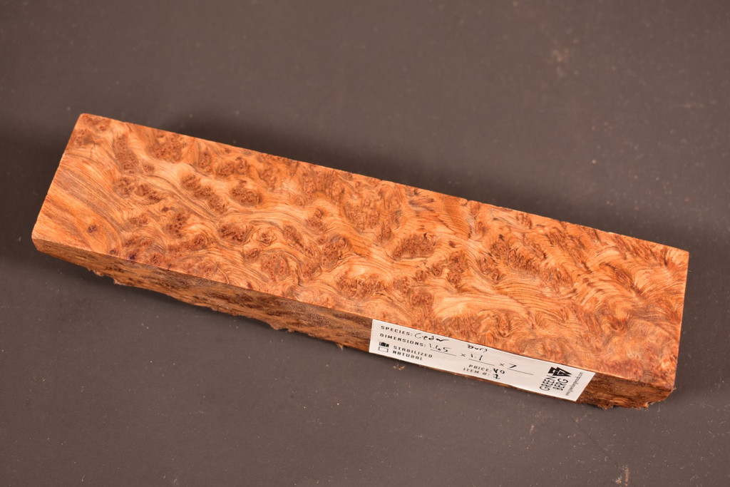 Stabilized Sugi Cedar Burl 1 (1.65 x 1.1 x 7)
