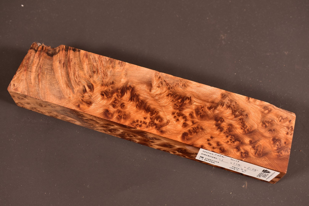 Stabilized Sugi Cedar Burl 2 (2.1 x 1.25 x 8.75)