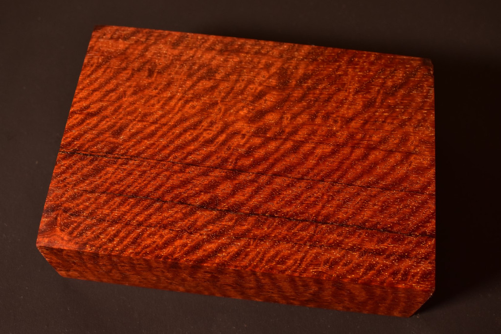 Stabilized Curly Narra 35 (4.2 x 1.9 x 6.125)