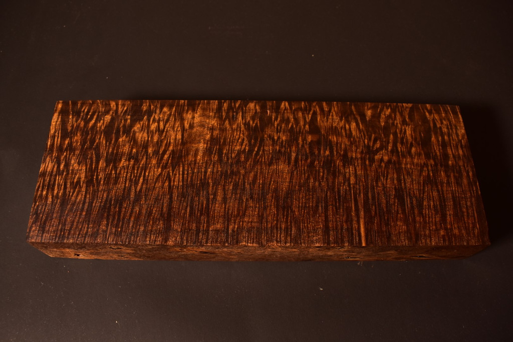 BEST OF THE BEST Stabilized Curly Golden Acacia 104 (4.15 x 1.7 x 11.5)