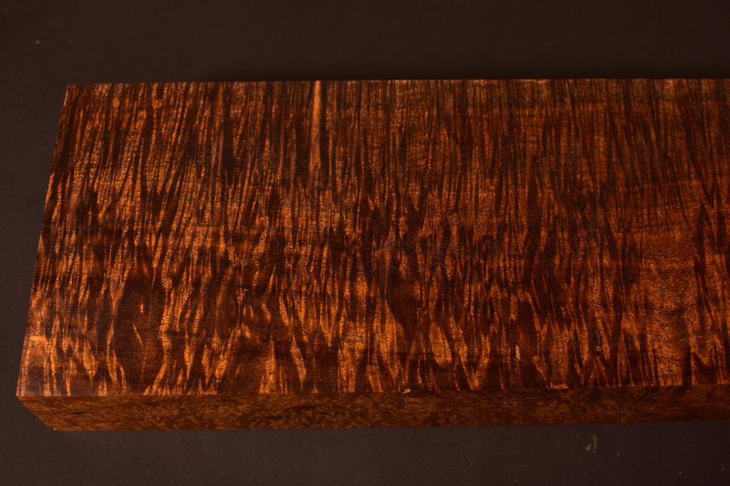 BEST OF THE BEST Stabilized Curly Golden Acacia 104 (4.15 x 1.7 x 11.5)