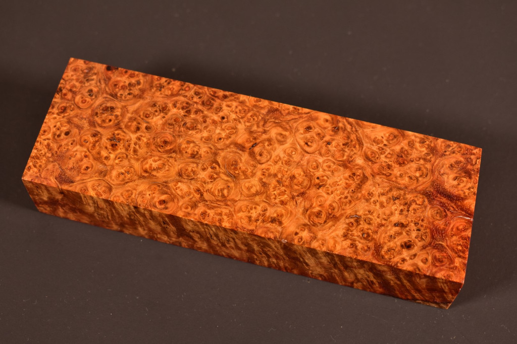 Stabilized Amboyna Burl 27B (1.95 x 1.2 x 5.8)