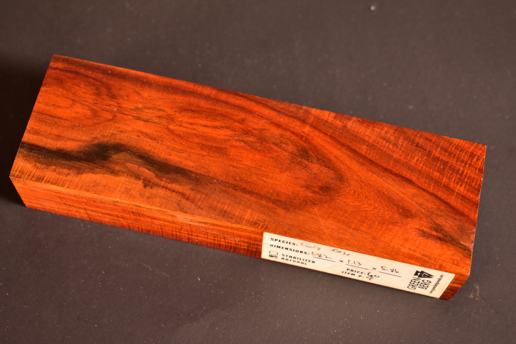 Curly Siam Rosewood 9 (1.8 x 1.15 x 5.85)