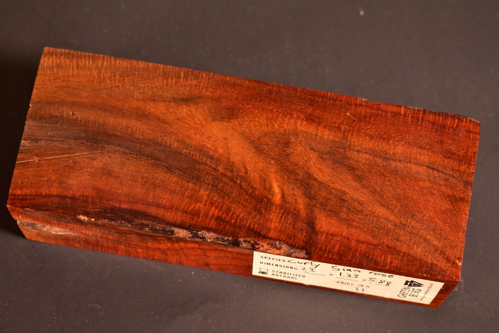 Curly Siam Rosewood 11 (2.3 x 1.35 x 5.85)
