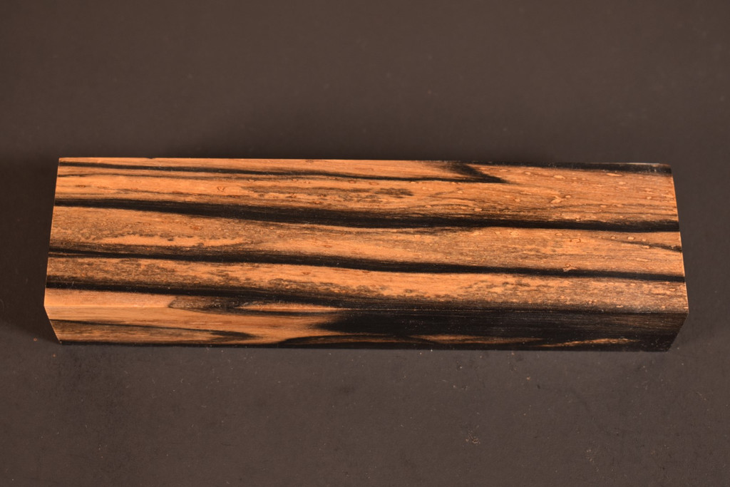 Stabilized Black and White Ebony 9 (1.6 x 1 x 6.2)