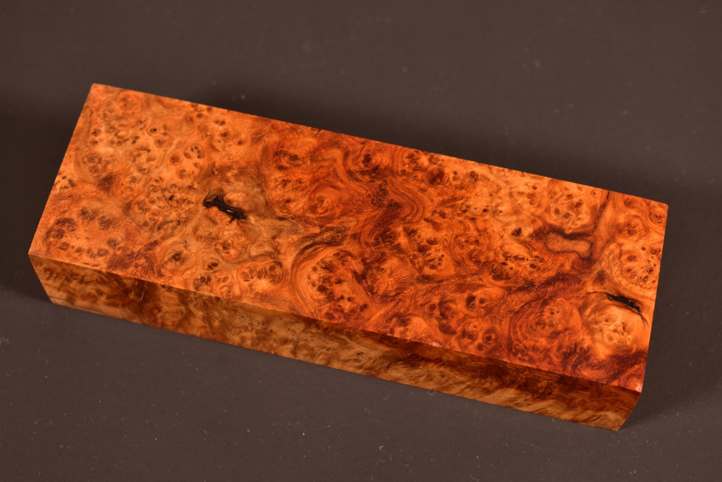 Stabilized Amboyna Burl 31B (1.95 x 1.2 x 5.8)