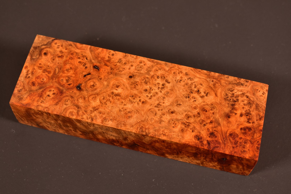 Stabilized Amboyna Burl 31B (1.95 x 1.2 x 5.8)
