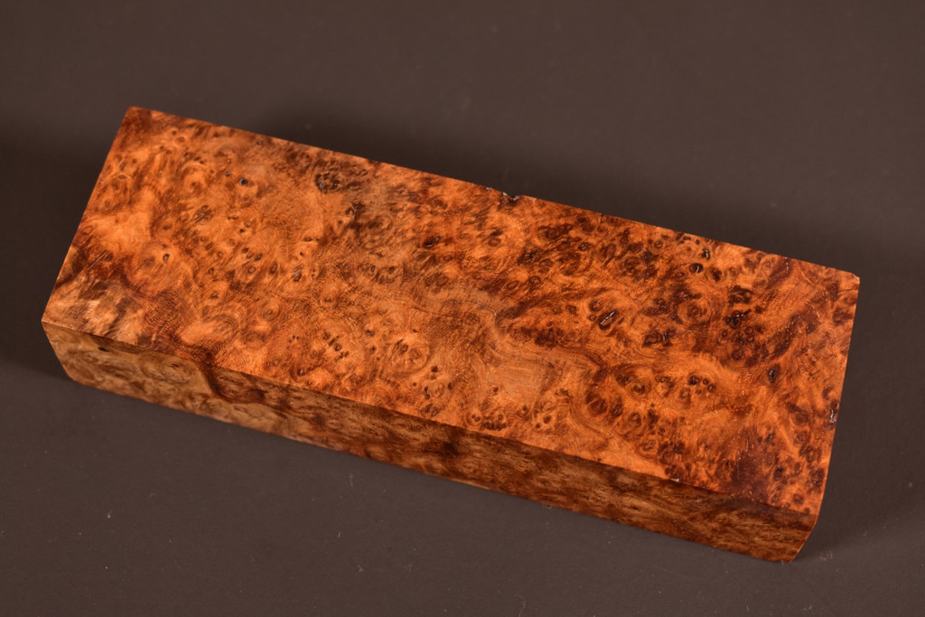 Stabilized Amboyna Burl 38B (1.95 x 1.2 x 5.8)