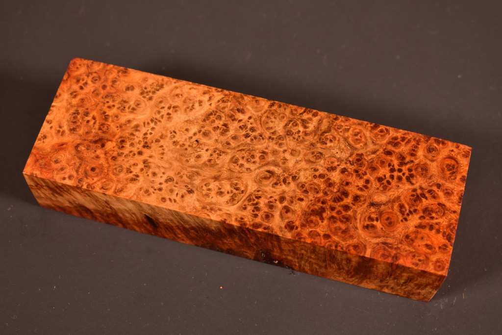 Stabilized Amboyna Burl 48B (1.95 x 1.2 x 5.8)