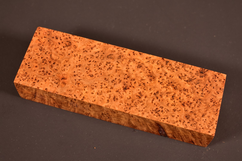 Stabilized Amboyna Burl 50B (1.95 x 1.2 x 5.8)
