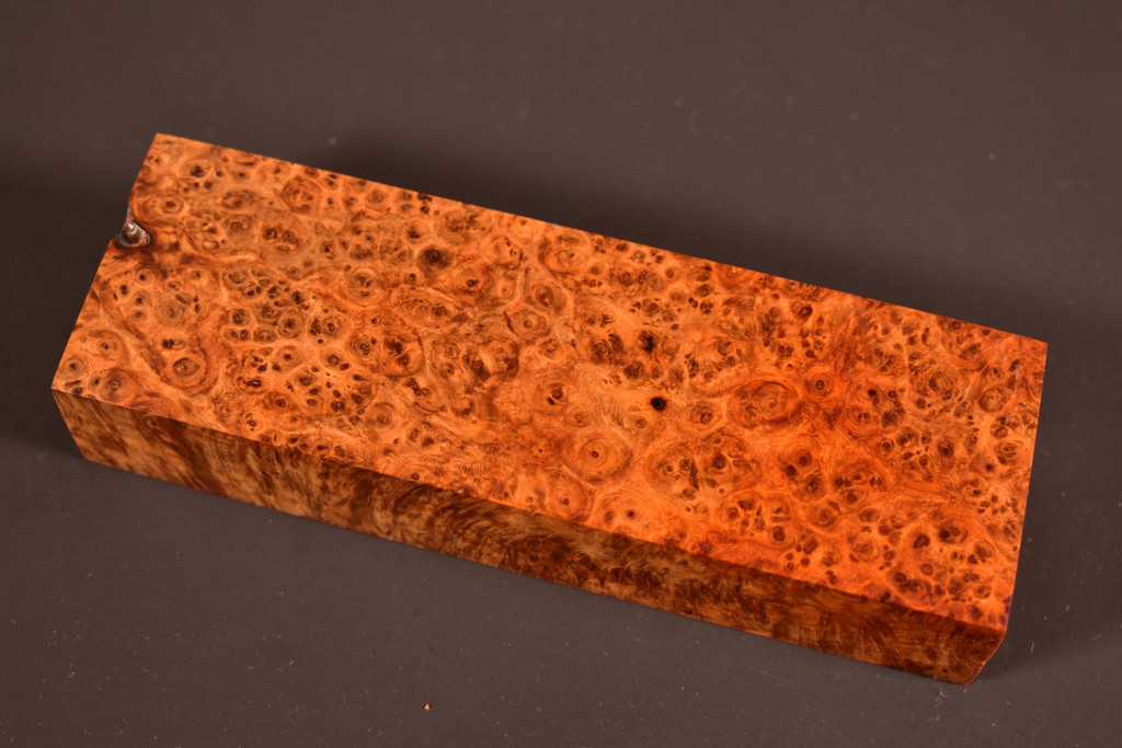 Stabilized Amboyna Burl 55B (1.95 x 1.2 x 5.8)