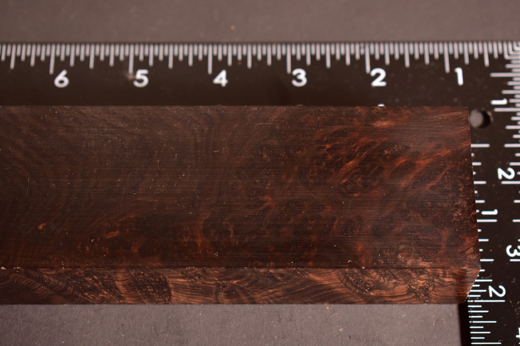 African Blackwood Burl 4 (2 x 1.2 x 7.1)