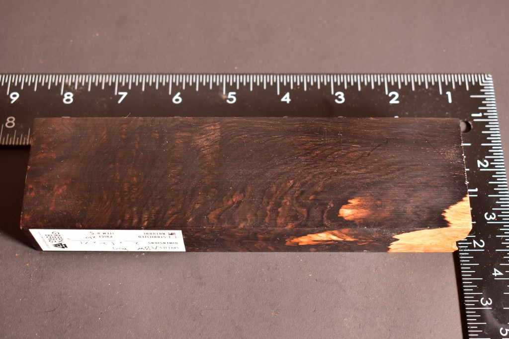 African Blackwood Burl 5 (2 x 1.2 x 7.1)