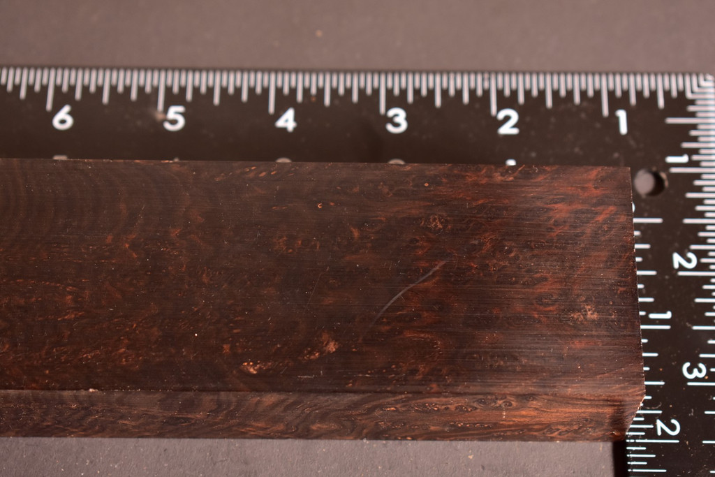 African Blackwood Burl 6 (2 x 1.2 x 7.1)
