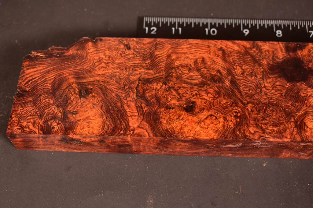 Honduras Rosewood Burl 13 (3 x 1.2 x 14)