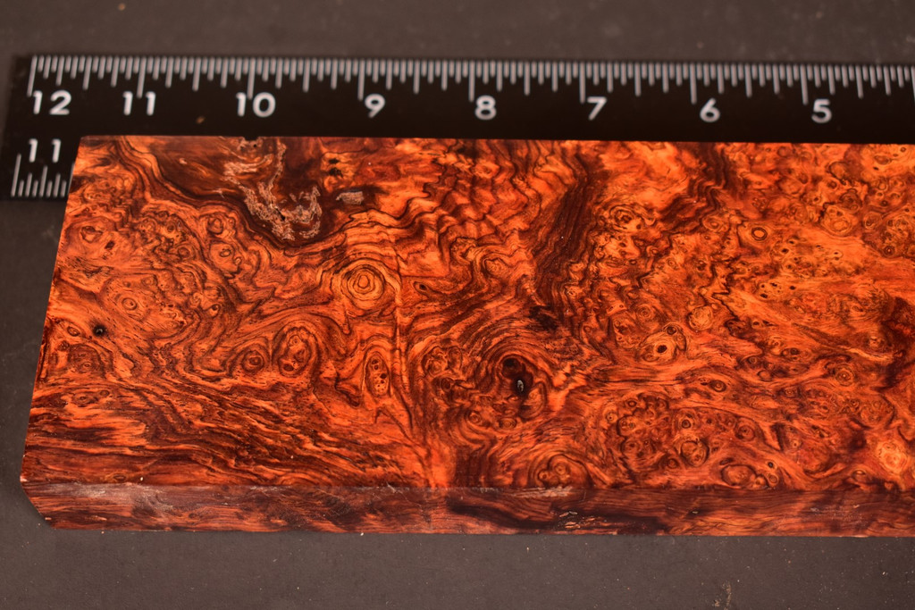 Honduras Rosewood Burl 17 (3 x 1.2 x 10.15)