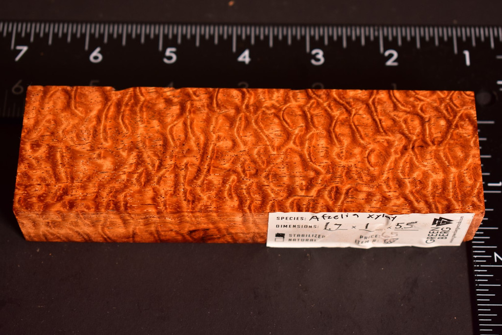 Stabilized Afzelia Xylay 67 (1.7 x 1 x 5.5)