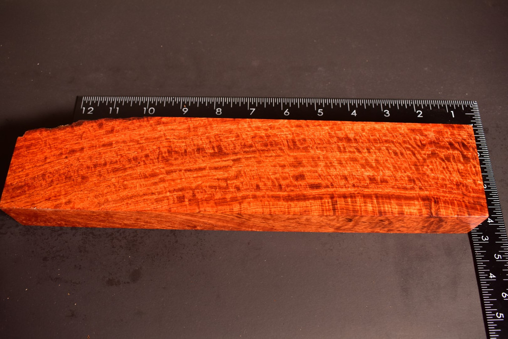 Stabilized Curly Red Narra 45 (2.6 x 1.4 x 11.9)