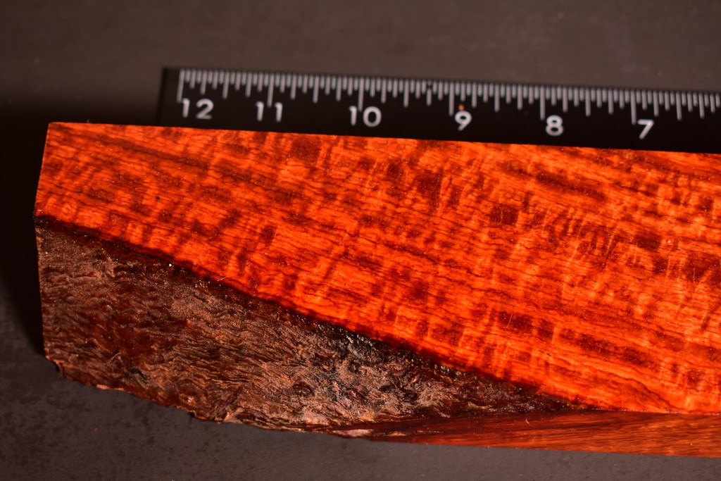 Stabilized Curly Red Narra 45 (2.6 x 1.4 x 11.9)