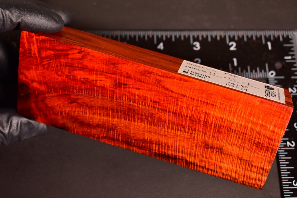 Curly Siam Rosewood 19 (2.1 x 1.2 x 6)