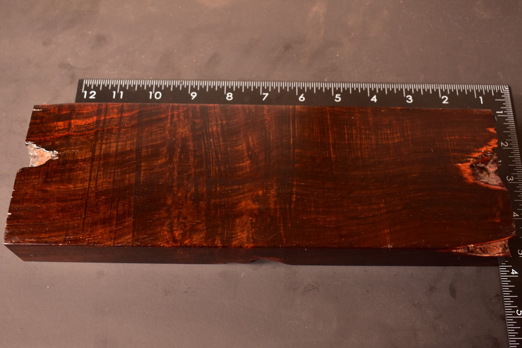 BEST Curly Black Siam Rosewood 54 (3.75 x 1.4 x 11.5)