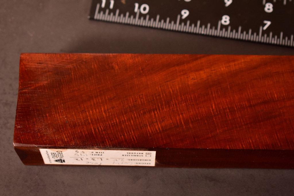 Curly Siam Rosewood 58 (2.2 x 1.3 x 12)