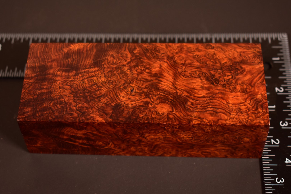 Honduras Rosewood Burl 55 (2.25 x 1.5 x 5.5)