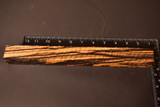 Stabilized Curly Black and White Ebony 39 (1.25 x 1.25 x 12)