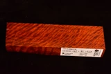 Stabilized Curly Red Narra 91 (1.65 x .95 x 5.65)