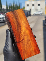 Curly Siamese Rosewood 14B (2 3/8 × 1 3/8 × 5 3/4)