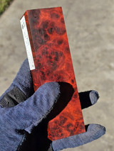 Stabilized Red Amboyna Burl 90 (1.6 x 1.55 x 5.65) Stabilized Red Amboyna Burl 90 (1.6 x 1.55 x 5.65)