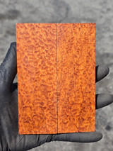 Stabilized Afzelia Xylay Scales 37 (2 x .35 x 5.5)x2) Stabilized Afzelia Xylay Scales 37 (2 x .35 x 5.5)x2)