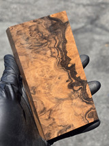 Stabilized  Circassian Walnut Burl 16 (2.8 x 1.35 x 5.5)