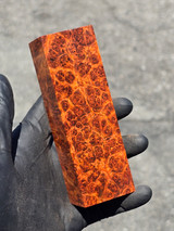Stabilized Red Amboyna Burl 11F (1.65 x 1.3 x 5) Stabilized Red Amboyna Burl 11F (1.65 x 1.3 x 5)