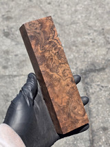 Stabilized Bastonge Walnut Burl 40 (2 x 1.3 x 7.5)