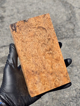 Stabilized Satinwood Burl 14 (3.5 x 1.7 x 6.25) Stabilized Satinwood Burl 14 (3.5 x 1.7 x 6.25)