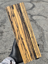 Curly Black and White Ebony 21 (4 x 1.35 x 12.2)
