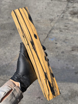 Black and White Ebony 58 (2 x 1.5 x 12.5)