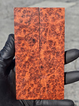 Stabilized Amboyna Burl Scales 13G (1.5 x .28 x 5.7)x2