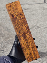 BEST Stabilized Curly Golden Acacia 87 (2.8 x 1.5 x 12.3)