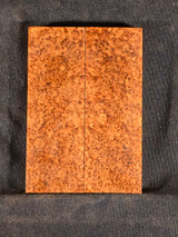 Stabilized Amboyna Burl Scales 9 (1.85 x .38 x 5.85)x2