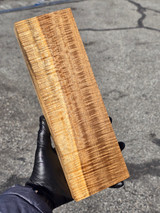 BEST Stabilized Curly Golden Acacia 90 (3.9 x 1.35 x 12)