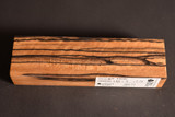 Stabilized Curly Black and White Ebony 15 (1.65 x 1 x 5.75)