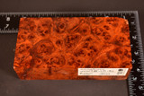 Stabilized Red Amboyna Burl 23 (2.88 x 1.7 x 5.6)