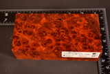 Stabilized Red Amboyna Burl 24 (2.75 x 1.7 x 5.6)
