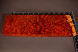 Stabilized Red Amboyna Burl 63 (3.65 x 1.2 x 11.5)