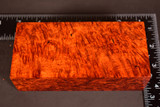 Stabilized Red Amboyna Burl 69 (1.7 x 2.55 x 5.5)