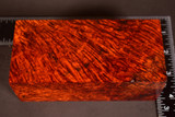 Stabilized Red Amboyna Burl 79 (2.5 x 2.1 x 5.5)