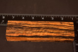 Stabilized Curly Black And White Ebony 25 (1.65 x 1 x 6.25)