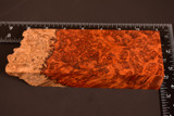 Stabilized Red Amboyna Burl 86 (2.5 x 1.3 x 5.6 - 7)